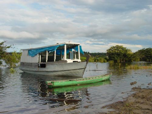 Historische Aufnahme aus der Ausstellung Rio Negro 2002, Station 15